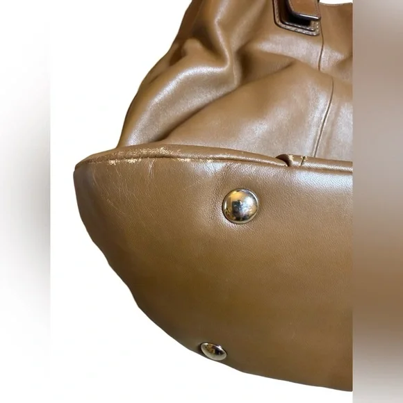 Coach Bleecker F17724 Leather Tote Brown Great Condition - Picture 11 of 12